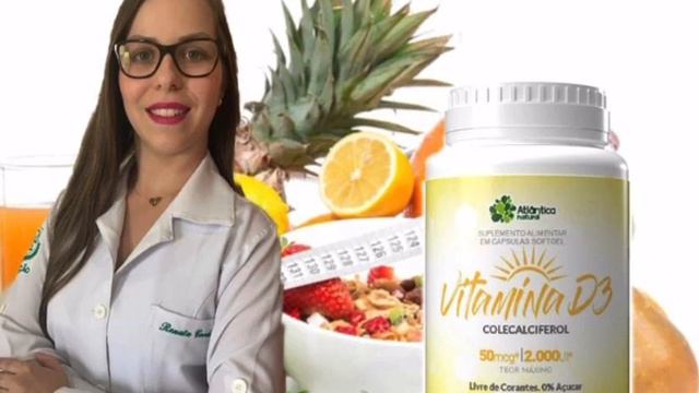 Vitamina D3 em cápsulas da Atlântica Natural. смотреть онлайн
