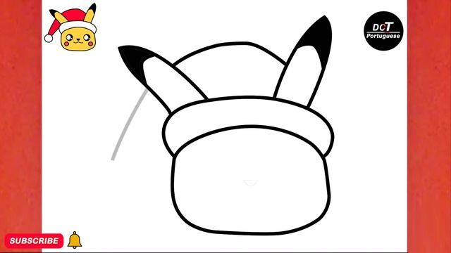 COMO DESENHAR O BONITO NATAL PIKACHU/HOW TO DRAW CUTE CHRISTMAS PIKACHU смотреть онлайн