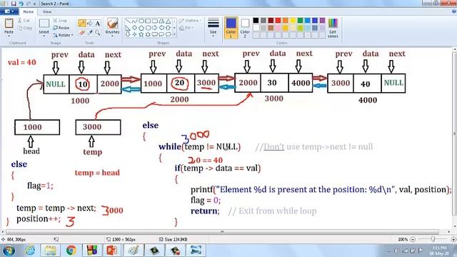 1.17. SEARCHING AN ELEMENT IN DOUBLY LINKED LIST | DATA STRUCTURES смотреть онлайн