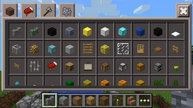 MCPE 0.8.0 Creative Inventory смотреть онлайн