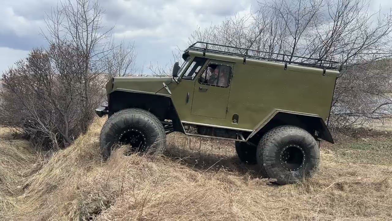 Весенний тест вездехода Шторм в Иркутске смотреть онлайн