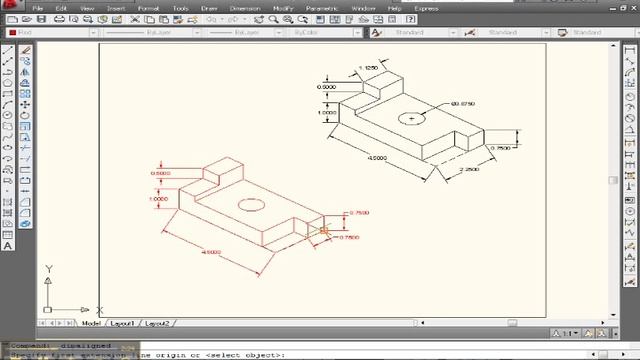 How to draw isometric Dimensions in AutoCAD 2010 смотреть онлайн