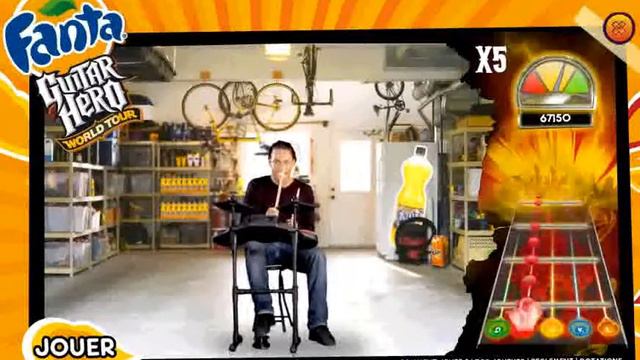 Fanta Guitar Hero Wolrd Tour Azerty123 104650 points смотреть онлайн