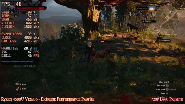 Ryzen 5 4500U Vega 6 - The Witcher 3 - Game Testing - Lenovo Ideapad 5 Laptop - 720p - 1080p смотреть онлайн