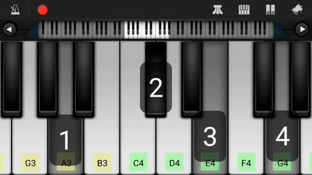 Tutorial Chord Piano #3 | A7 | #short смотреть онлайн