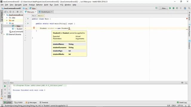 Java Mistakes by Novice Programmers 4 - Incompatible type error смотреть онлайн