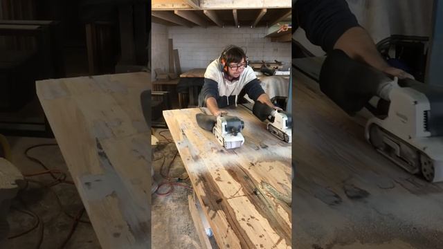 Twin belt sander смотреть онлайн