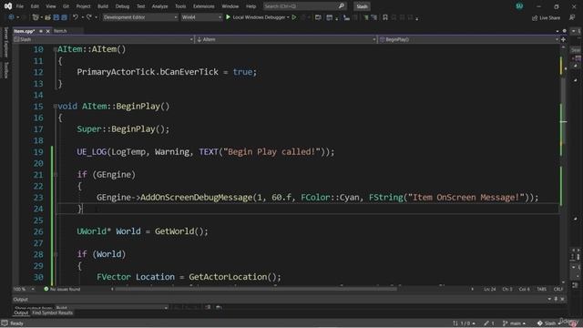 39.2. Drawing Debug Spheres 01 смотреть онлайн
