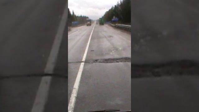 Преодоление виадука у поворота на ст. Куженкино (трасса М10) смотреть онлайн