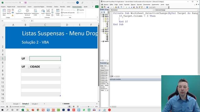[Excel] Como criar uma LISTA SUSPENSA Condicionada no Excel смотреть онлайн