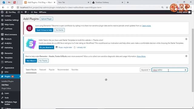 how to install classic editor in WordPress - HINDI / URDU | WordPress tutorial |Shahbaz Programmer смотреть онлайн