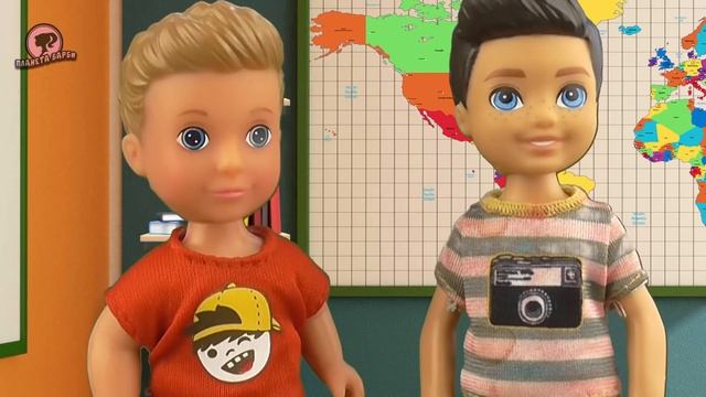 Новый учитель поставил двойки всему классу! Барби школа с куклами! смотреть онлайн