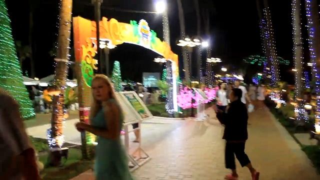 Амбассадор, Паттайя. Море Амбассадора. Прогулка по территории отеля. Вечерний Амбассадор. смотреть онлайн