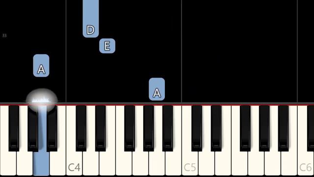 Super Mario 64 - Slide Theme (EASY Piano Tutorial) [Synthesia] смотреть онлайн