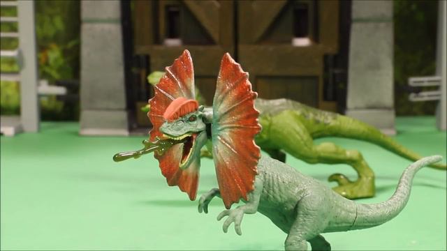 New Jurassic World Attack Pack Velociraptor & Dilophosaurus Unboxing Fallen Kingdom Mattel Dinosau смотреть онлайн
