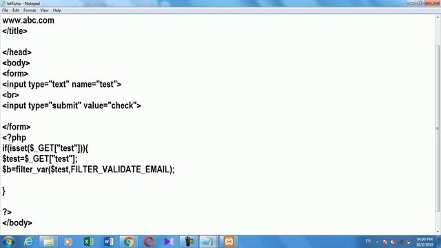 24th class PHP Filters Sanitize Filters and .... смотреть онлайн