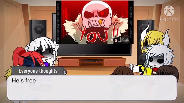 Undertale Reacts To Underverse- Resistance