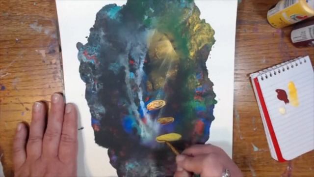 Oracle Card of the Month | December 2019 | Intuitive Painting Time Lapse смотреть онлайн