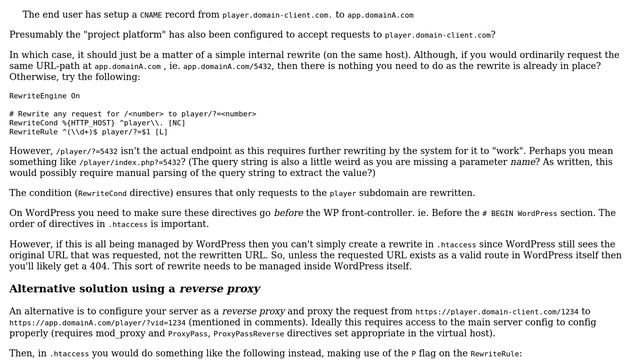 How can I mask a domain using .htaccess? смотреть онлайн
