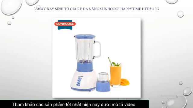 [Review] Top 5 Máy xay sinh tố loại nào tốt nhất hiện nay смотреть онлайн