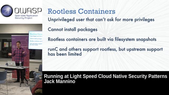 OWASP NLChapter Meeting: Running At Light Speed: Cloud Native Security Patterns - Jack Mannino