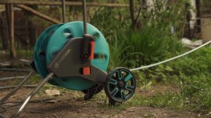 Обзор тележки для шланга Gardena AquaRoll M