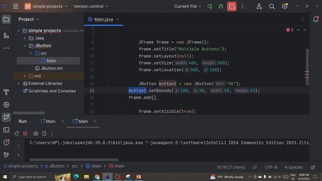 Java GUI Tutorial | JButton() Function | Javax Swing | How to Create Multiple Text Buttons смотреть онлайн