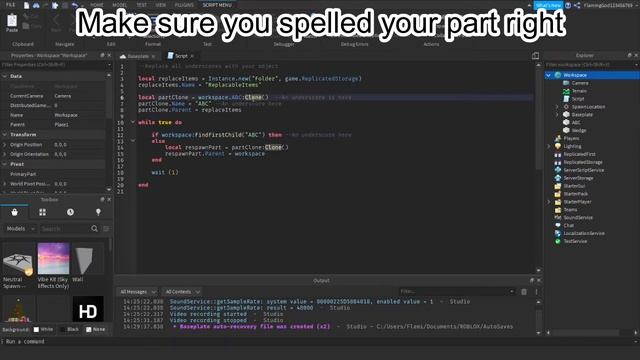 How to make objects respawn | Roblox Studio смотреть онлайн