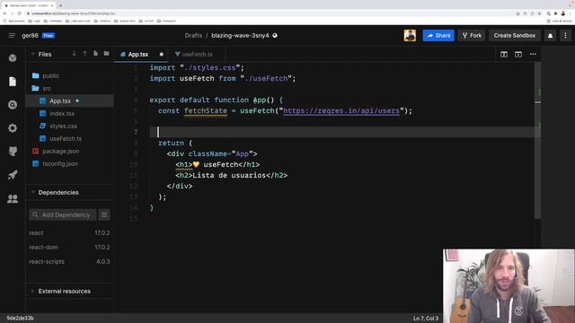 Cómo crear el hook useFetch con TypeScript #reactjs #typescript смотреть онлайн