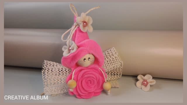 Фея "Розочка". Игрушка из фетра своими руками смотреть онлайн