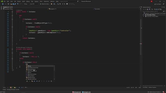 Unity Design Pattern - SINGLETON (2022) смотреть онлайн