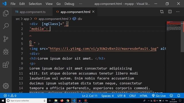 Angular 9 tutorial - ngClass directive смотреть онлайн