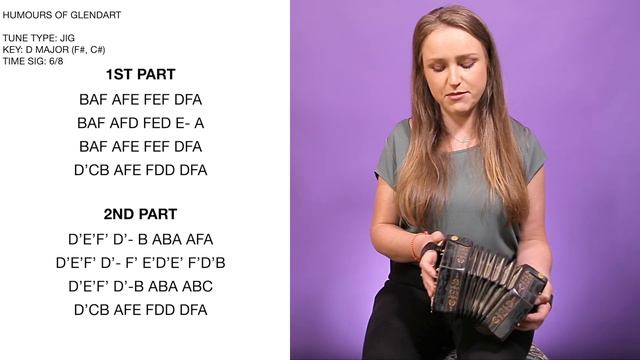 Irish Concertina Lessons - [TECHNIQUE] 
