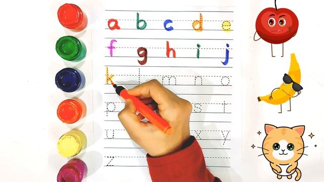 Learn to Write Small Abcd | Choti abc | Tracing Small Alphabets | छोटे बच्चो की पढा़ई, छोटी एबीसीडी смотреть онлайн