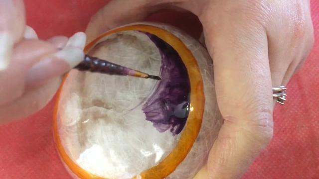 Обзор витражные краски Vitrail Pebeo мастер класс от Christmas Art смотреть онлайн