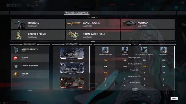 Warframe Oxium farm hydroid sancti tigris #2 смотреть онлайн