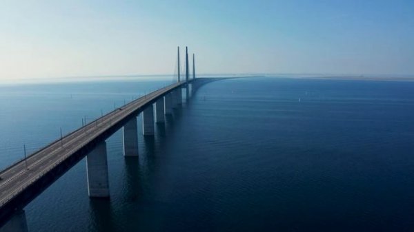 Aerial view of Denmark 4K - Denmark's Beautiful Natural Scenery With Relaxing Music