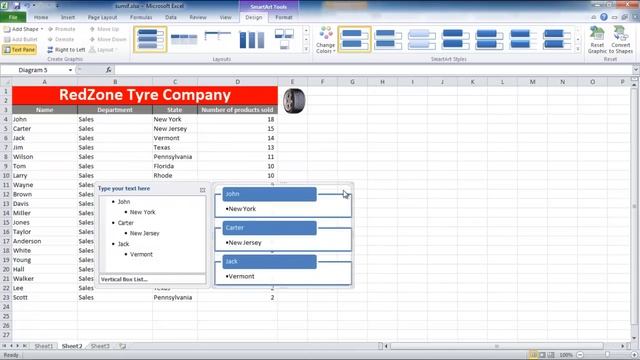 How to Insert SmartArt in Excel 2010 смотреть онлайн
