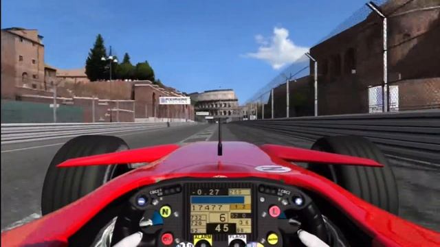 rome street circuit ferrari 2007 10 lap expert race £1.3m race смотреть онлайн