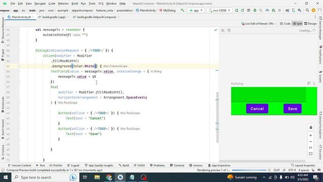 Creating Custom Dialog in Jetpack Compose | Kotlin | Android Studio смотреть онлайн
