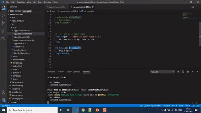 ngif, else, then in Angular | Part 18 смотреть онлайн