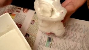 Изготовление статуэтки из силиконовой формы