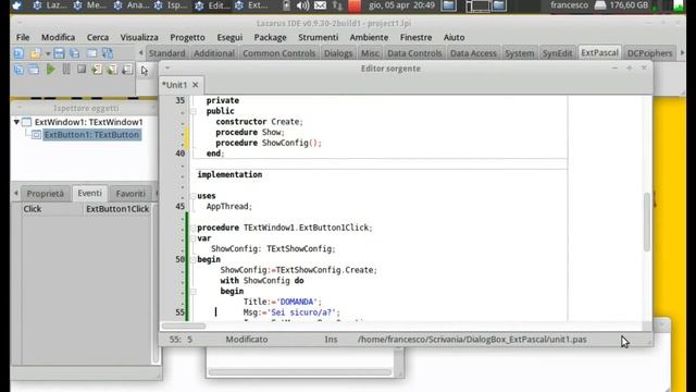 Lazarus + ExtPascal (Effettuare delle scelte) смотреть онлайн