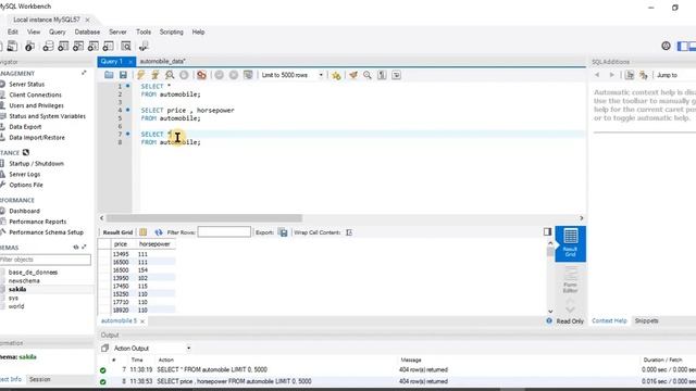 Interact with a database by using SQL with mySQL workbench смотреть онлайн