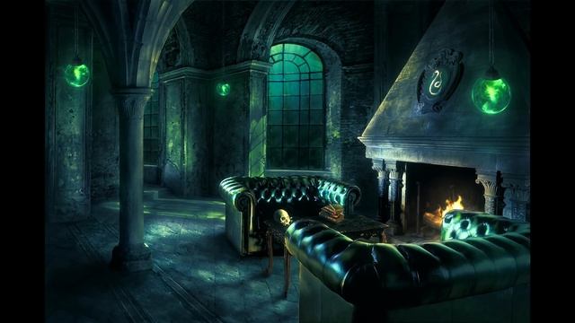 Slytherin Common Room Ambience Harry Potter ASMR | Sleep Study White Noise