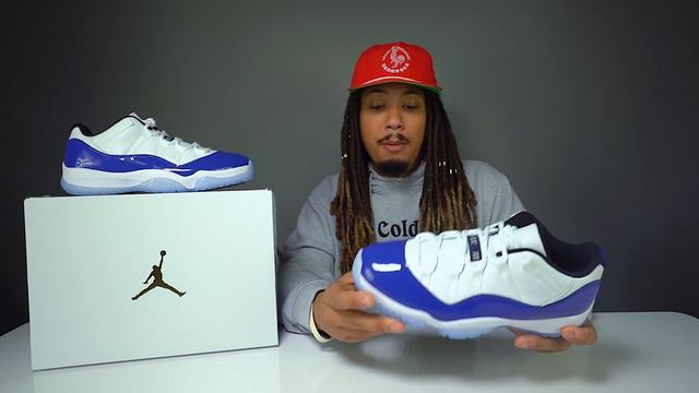 AIR JORDAN 11 LOW "CONCORD SKETCH" REVIEW AND ON FOOT IN 4K !!! смотреть онлайн