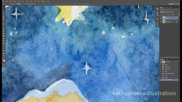 Как сканировать акварельную иллюстрацию. смотреть онлайн