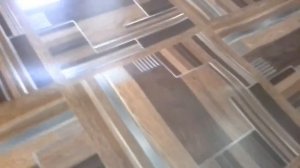 Линолиум после морозов на даче.