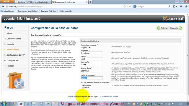 Cómo instalar joomla 2.5 en tu pc con xampp portable lite смотреть онлайн