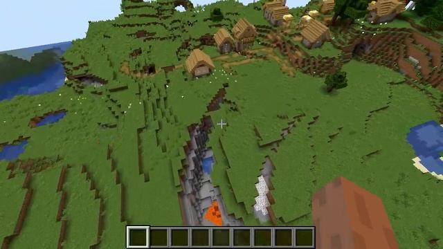 Minecraft 1.14 Seed 181: Two plains villages at spawn смотреть онлайн